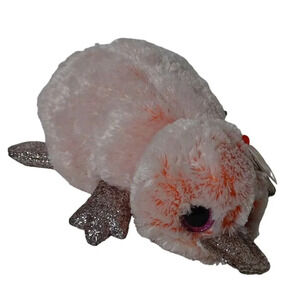 Ty Beanie Boos Wilma Platypus Plush Toy Glitter Eyes Stuffed Animal Hang Tags